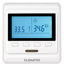 Терморегулятор CLIMATIQ PT электронный программируемый (белый)