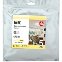 Лента светодиодная LSR-2835WW120-9,6-IP20-12В теплый белый 5м LED IEK