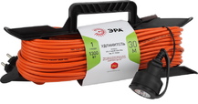 UFx-1-2x0.75-30m-IP44 на рамке б/з 1 гн 30м ПВС 2x0.75 Удлинитель силовой ЭРА