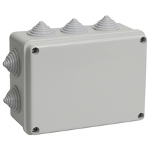 КМ 41246 коробка распаяч. для о п 190х140х120мм IP55 (10 гермовводов) (12 шт) IEK