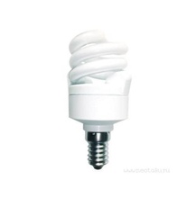 Лампа энергосберегающая  ЭРА F-SP-7-827-Е-14 мягкий свет СНЯТ