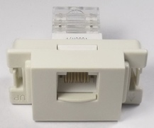7104 10IN(AI) Zunis беж Вставка розетки компьютерной RJ45 кат5
