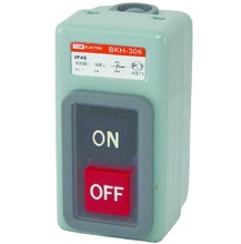 Выключатель ВКН-306 3Р 6А 230\400В IP40 кнопочный с блокировкой