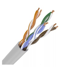 U/UTP ШПД кат.5E 4х2х0,48мм solid, PVC, 305м серый кабель связи витая пара ITK