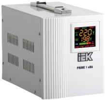 Стабилизатор напряжения переносной серии Prime 1 кВА IEK(1шт)