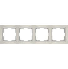 WL05-Frame-04-ivory Рамка на 4 поста (слоновая кость) Werkel
