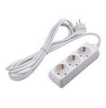 UX-3e-1.5m с заземл, 3гн,1.5м ПВС 3x0,75мм2 10А Удлинитель ЭРА