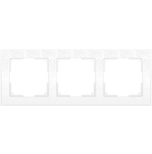 WL05-Frame-03-white Рамка на 3 поста (белый) Werkel