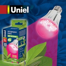 LED-A60-9W-SP/E27/CL ALMO1WH Лампа светод.для растений