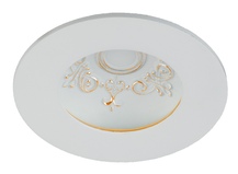 DK LED 11-10 GD светильник светодиодн. круглый даунлайт с рисунком 10W 4000K Светильник ЭРА СНЯТ