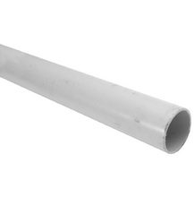 Труба гладкая d 50 (жесткая дл.3м) ПВХ серая ЭРА