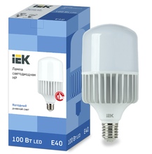 Лампа светодиодная HP 100Вт 230В 6500К E40 IEK