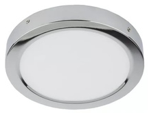 LED 8-18-4К 18W 4000K круглый хром CH Светильник светодиодный ЭРА