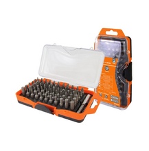 Набор бит №4, 66бит:SL.PH.PZ.HEX.TORX ,SQ удлинитель, сталь CR-V пластиковом держателе