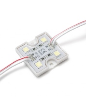 Модуль светодиод.12В 1Вт 4smd 5054 35Лм/д IP65 3500К 36х36ммх6 (02-07)