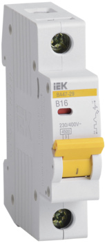 Авт. выкл.ВА47-29 1Р 16А 4,5кА х-ка С IEK (144 шт).