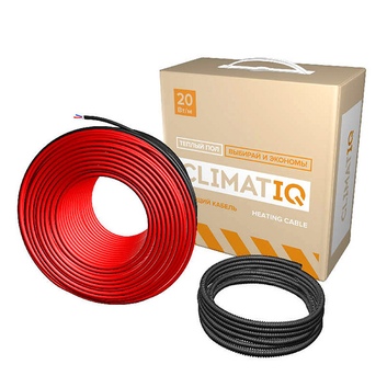 Греющий кабель CLIMATIQ CABLE (20 Вт/м2) 50m