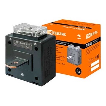 ТТН-Ш 200/5- 5VA/0,5-Р Трансформатор тока измерительный с шиной TDM