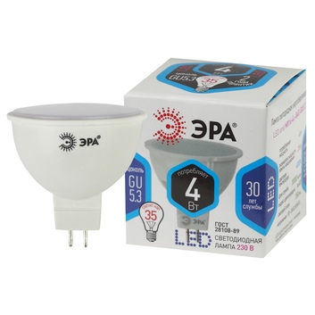 Лампа светодиодная ЭРА LED smd MR11-4W-840-GU4 СНЯТ