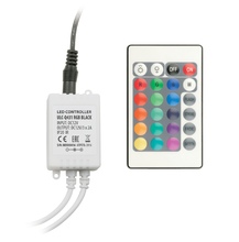 Контроллер-ИК ULC-Q431-RGB Black  для светодиодной ленты 12V с пультом