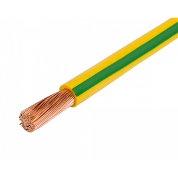 ПВ 3 х 6 (ПуГВ 1 х 6) провод желто-зеленый (с характеристиками)