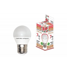 НЛ-LED-A60 12Вт-4000 К-Е27(60х108) Лампа светодиодная Народная TDM