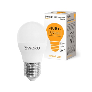 Светодиодная лампа Sweko 42 серия 42LED-A60-15W-230-3000K-E27