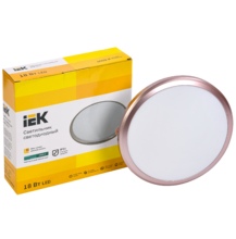 ДПБ 3203 18Вт IP54 4000K круг роз. золото Светильник LED  IEK