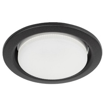 KL35 SBK (к) под лампу GX53 черный матовый светильник ЭРА