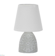 UML-B301 E14 LIGHT GREY Светильник настольный декоративный под лампу Е14, 40W. Механический выключат