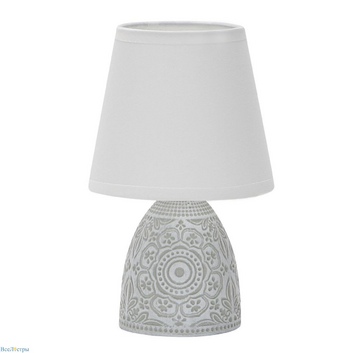 UML-B301 E14 LIGHT GREY Светильник настольный декоративный под лампу Е14, 40W. Механический выключат