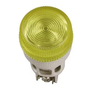 Лампа ENR-22 сигнальная d22мм желтый неон 240В цилиндр ИЭК