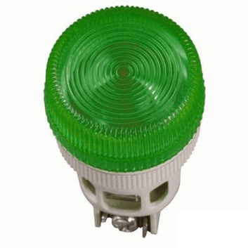 Лампа ENR-22 сигнальная d22мм зеленый неон 240В цилиндр ИЭК