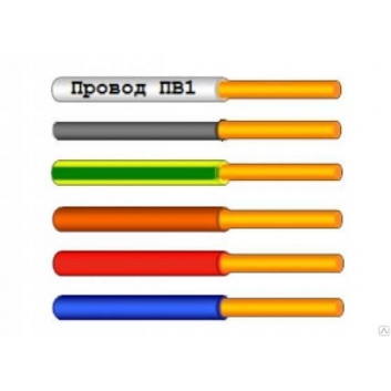 ПВ 1 х 1,5 (ПуВ 1 х 1,5) провод белый