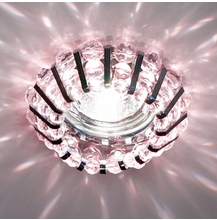 CD2121 розовый хром под GU5.3 точечный светильник