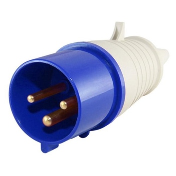 Вилка 023 2Р+РЕ 32А 220В IP44 TDM
