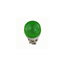 Лампа ENR-22 сигнальная d22мм зеленый неон-230В цилиндр TDM