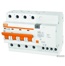 Диф.автомат АД14 4Р 16А  300мА TDM СНЯТ