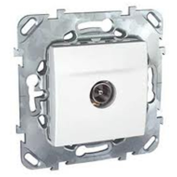 546418 Розетка TV оконечная белая Unica MGU5.464.18ZD