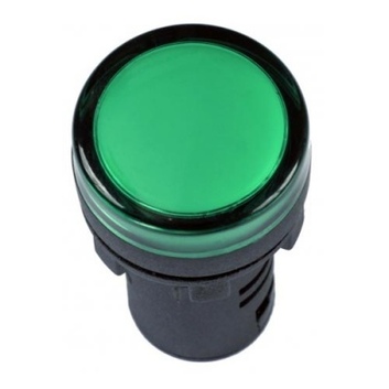 Лампа AD16DS (LED) матрица d16мм зеленый 230В AC TDM