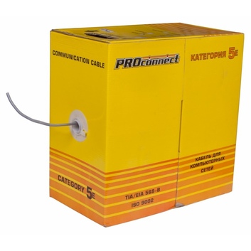 UTP 4PR 24AWG CAT5 305m  PROCONNECT кабель