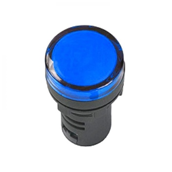 Лампа AD22DS (LED) матрица d22мм синий 12В AC DC ИЭК