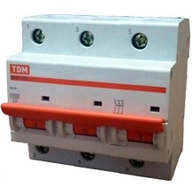 Авт. выкл.ВА47-100 3Р 16А 10 кА  х-ка D TDM