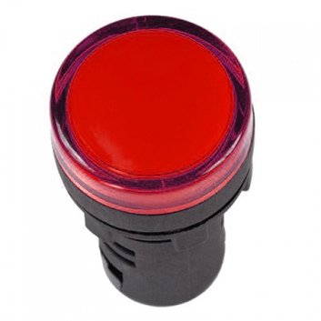 Лампа AD22DS (LED) матрица d22мм красный 36В AC\DC TDM