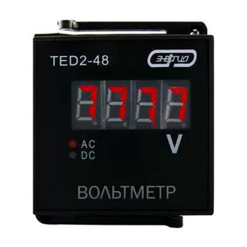 Вольтметр TED2-48 АС 0-500VА цифровой Энергия