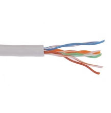 U/UTP, кат.5E 4х2х24AWG solid, PVC, 305м, серый кабель связи витая пара ITK