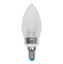 LED-C37 6W-WW E14 FR DIM ALP01WH лампа светодиодная Uniel