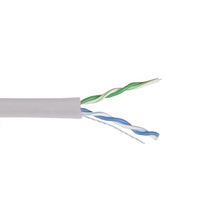 U/UTP, кат.5E 2х2х24AWG solid, PVC, 500м, серый кабель связи витая пара ITK
