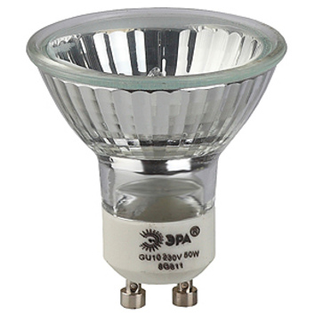 Лампа галогенная ЭРА GU10 -JCDR(MR16)-50W-230V(10\200)