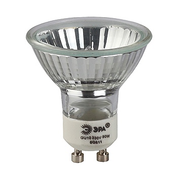 Лампа галогенная ЭРА GU10 -JCDR(MR16)-50W-230V(10\200)